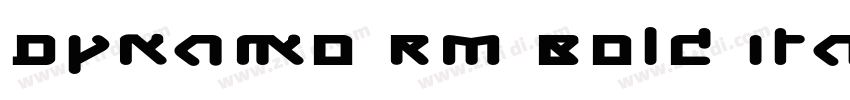 Dynamo RM Bold Itali字体转换